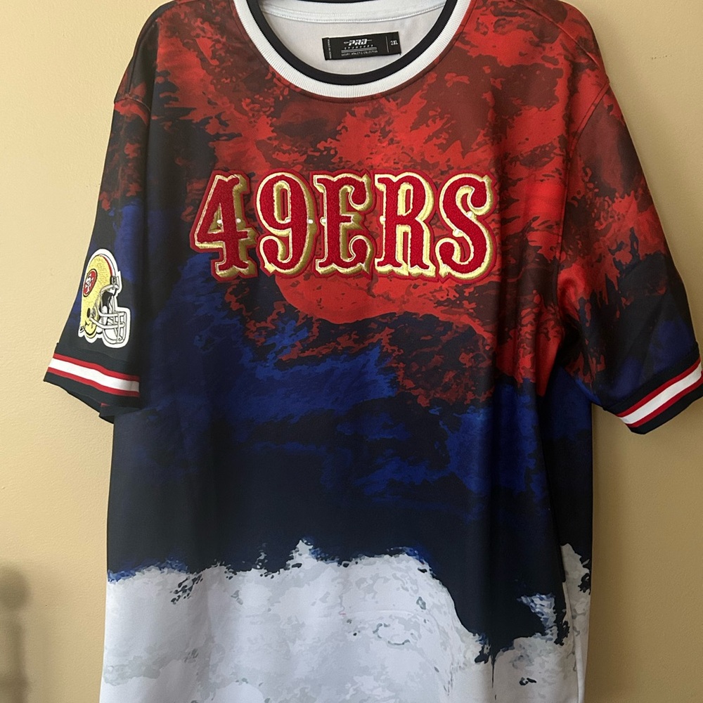 49ers Red and Blue Graphic T-Shirt